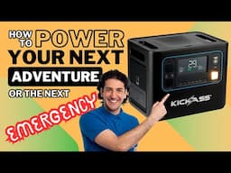 The KickAss Kickcharge 2400 Lithium Power station! A monster in a box!