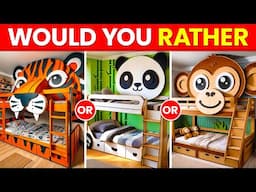Would You Rather...? Build Your ANIMAL Dream House 🐶🐱🏠🌈