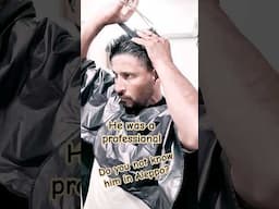 asmr barber cut his hair #barber #asmr #barbershop #haircut @StylistElnar #hairstyle #shorts