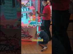 they retrieved my prize!!! #rescue #prize #arcade #win