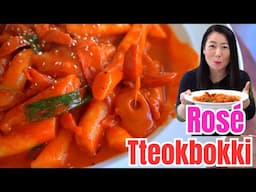 🌶When CRAVING CREAMY SPICY Pasta, make Rosé Rice Cakes Tteokbokki😍 젓가락을 멈출 수 없는 로제 떡볶이🇰🇷