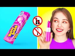 SNEAKY HACKS to Hide Snacks & Makeup ANYWHERE! (No One Will EVER Know! 🤫) by 123 GO! FOOD