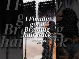 Unbox with me #boxbraids #hairstyle #shorts #smallbusiness