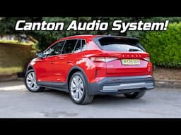 Skoda Elroq Audio Review: An Impressive 12-speaker Canton Audio System!