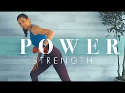 Power Strength Training Workout for Advanced Seniors & Beginners // 15 or 30 Minutes!