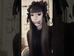 spiders 🕷️🔫 #spider #creepymakeup #makeuplook #edgy #emomakeup #coolmakeup