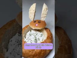Bunny Bread Bowl With Delicious Dill Dip!