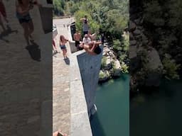 When Parkour meets Cliff Jumping
