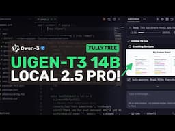 UIGEN-T3 14B & 4B + Free MCPs + Unlimited FREE API + RooCode: This is THE BEST Local UI Coder Setup!
