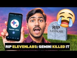 RIP ElevenLabs! 😭 GEMINI'S Text To Speech Is The Best Alternative Of ElevenLabs 🗿