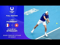 Ugo Humbert v Dominic Stricker Full Match | United Cup 2025 Group D