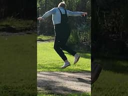 Like a kid with new shoes.