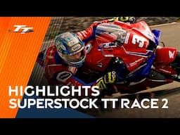 HIGHLIGHTS: Opul Superstock TT Race 2 | 2025 Isle of Man TT Races