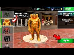 How To Equip 3 Head Lava Mutant| How To Buy 3 Head lava Mutant In Rope Hero Vice Town!