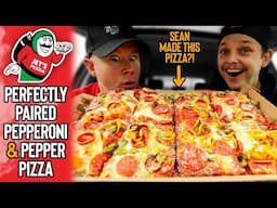 Sean Worked A Shift At Jet's Pizza?! | We Created The Perfectly Paired Pepperoni & Pepper Pizza 🍕👨‍🍳