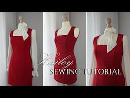 Hailey Dress Sewing Tutorial | Basic Sleeveless Mini Dress | Easy Sewing Pattern