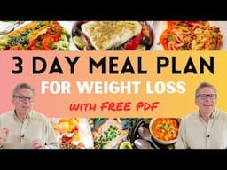 Mediterranean Diet Meal Plan for Weight Loss | 3 Days + bonus