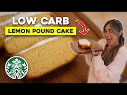 MOIST LEMON LOAF POUND CAKE (Only 3g CARBS!)