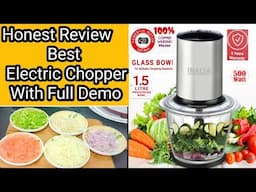 Unboxing Review & Demo Electric Chopper in2025/How to use electric Chopper/Amazon Shopping Houl