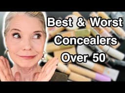 Concealer Declutter! Reviewing & Swatching More than 20 Concealers for Dry Mature Under eyes Over 50