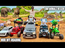RC Mafia Black Thar Vs RC Monster John Deere RC Time Track Test - Chatpat toy TV