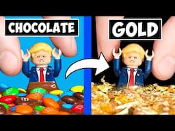 Trapping LEGO TRUMP in 100 LAYERS of GOLD