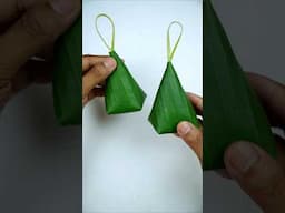 Food packaging ideas with banana leaves #diy #bananaleaves #bananaleaf #ecofriendlyliving