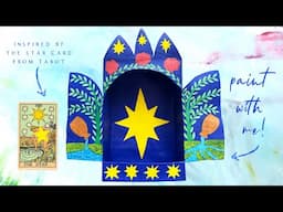 Tarot Star Card Shrine: A monster paint with me video!
