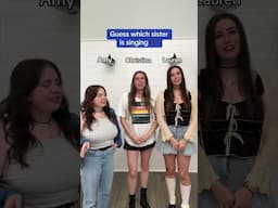 Guess which Cimorelli sister is singing! #shorts