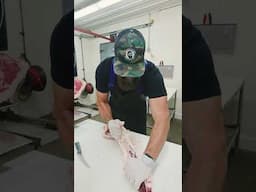 Cutting a Wagyu Beef Skirt Steak! 🔥🔪 #shorts
