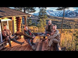 A CABIN IN THE MOUNTAINS FOR SURVIVAL. Wild Camping in the Mountains