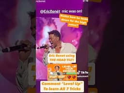 Eric Benet using the head tilt for #highnotes #vocaltrick #vocalcoach