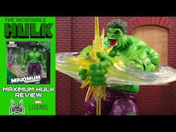 Marvel Legends Maximum Series Incredible HULK Comic Figure Review