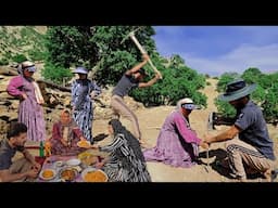 Nomadic Life: Building the Most Beautiful Nomadic House | The Nomadic Home-Building Skills 🏡✨