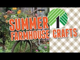 5 Dollar Tree Farmhouse Summer DIY Crafts you will LOVE!