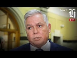 NZ Herald Live: Mark Mitchell talks to media
