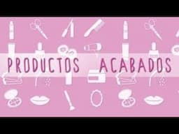 PRODUCTOS TERMINADOS MARZO ´20: PELO, PERFUMES, CREMAS...