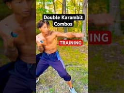 Double KARAMBIT Combos Training! #pencaksilat #shorts