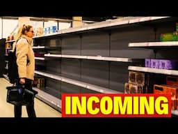 EXACT DATE US Supermarkets Hit SHORTAGES, EMPTY SHELVES