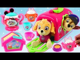 Paw Patrol Skye & Chase Take Pet Carrier to Picnic Party!