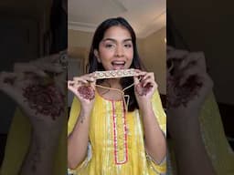 GRWM for a haldi ✨