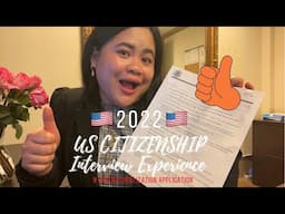 US CITIZENSHIP INTERVIEW EXPERIENCE 2022 | TONETTE FOURNET | #uscitizenship #naturalization #n400