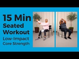 15 Minute Pilates Ball Chair Workout for Core Strength with Modifications for Stroke Survivors