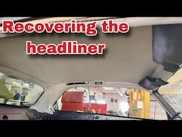 Recovering the Headliner - Jaguar XJC Manual Restoration