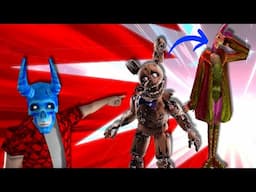 FNAF Springtrap REDESIGN in PS1 Dark Fantasy