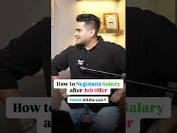 How to Negotiate Salary after Job Offer - Must Watch #shorts #jobs