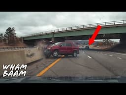 CLUELESS DRIVER CAUSES HIGHWAY CRASH | DASHCAM STORIES 139
