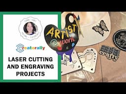 Laser Projects with Creatorally Colored Plywood, ABS Brushed Metal and Two Toned Leather
