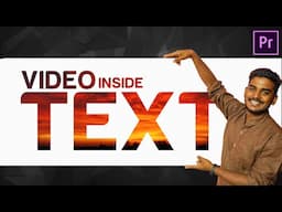 VIDEO inside TEXT Effect in Adobe Premiere Pro CC 2020 Tutorial