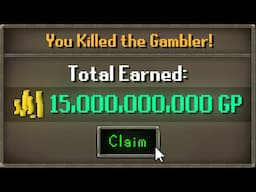 Pretending to be a Gambling Addict in Runescape